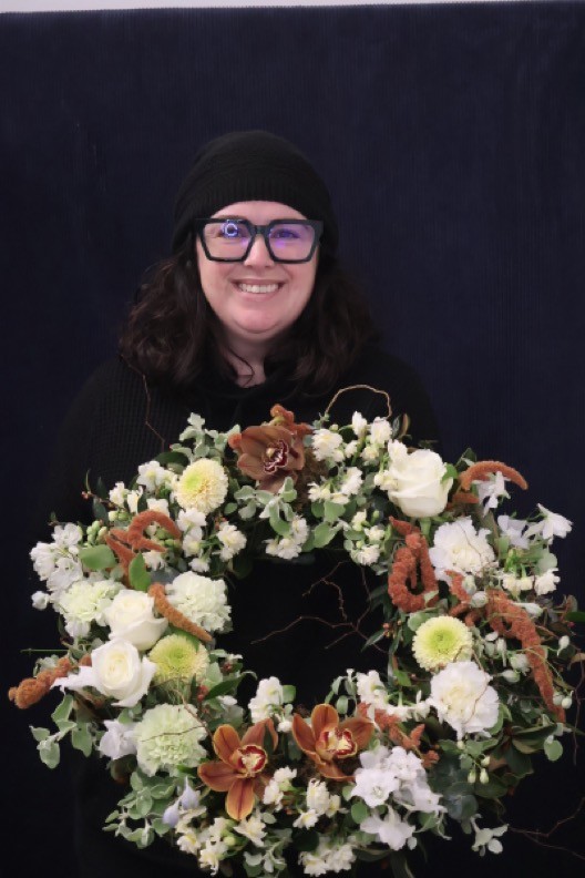 Real Wreath | Wild Garden order made by Amy's Flowers