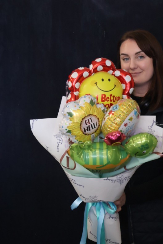 Real Balloon Bouquet | Hip Hip Hooray! order made by Amy's Flowers