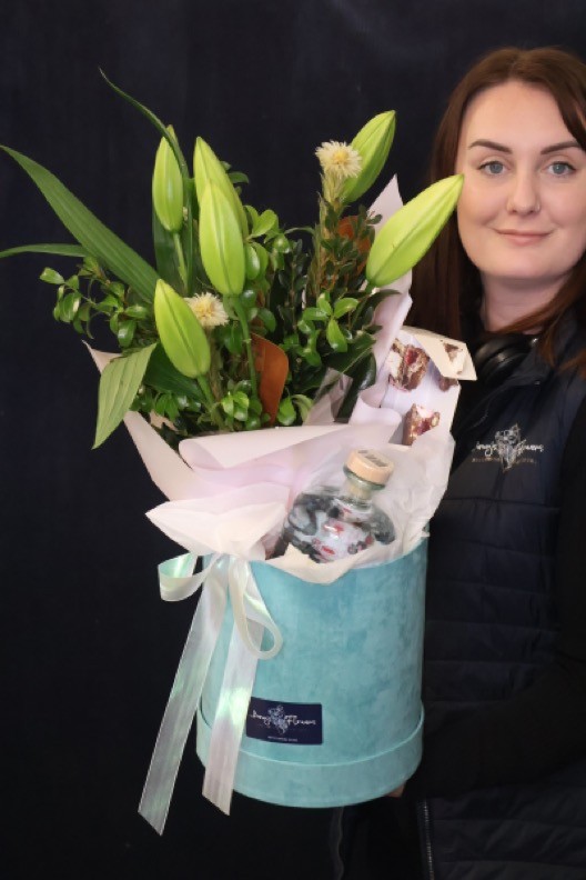 Real Gift Hamper | You're Gin-Credible order made by Amy's Flowers