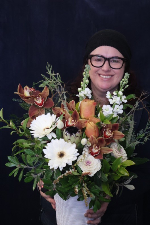 Real Arrangement | Green Garden order made by Amy's Flowers