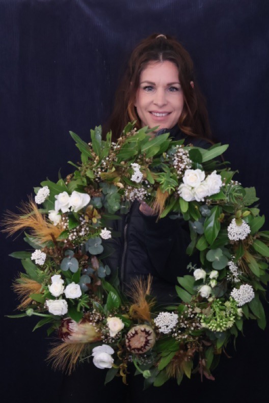 Real Wreath | Wild Garden order made by Amy's Flowers