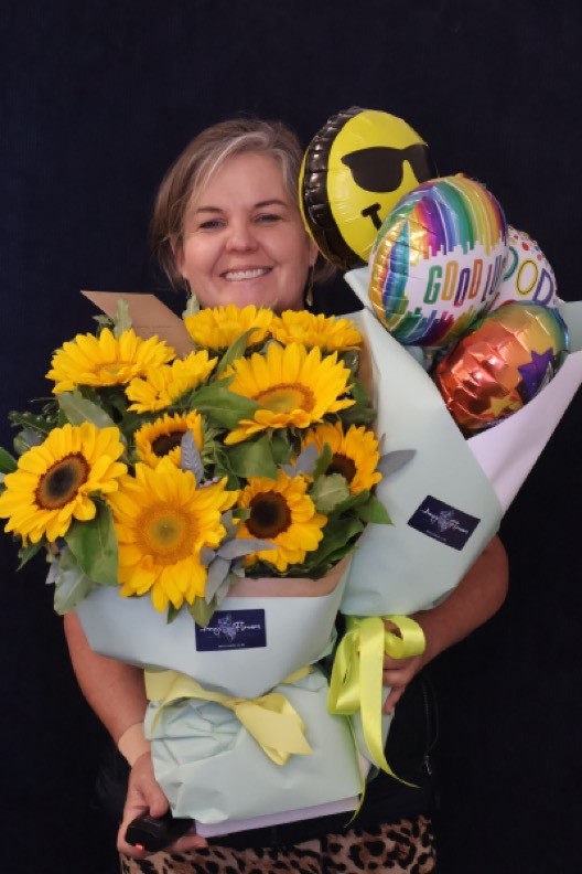 Real Balloon Bouquet | Hip Hip Hooray! order made by Amy's Flowers