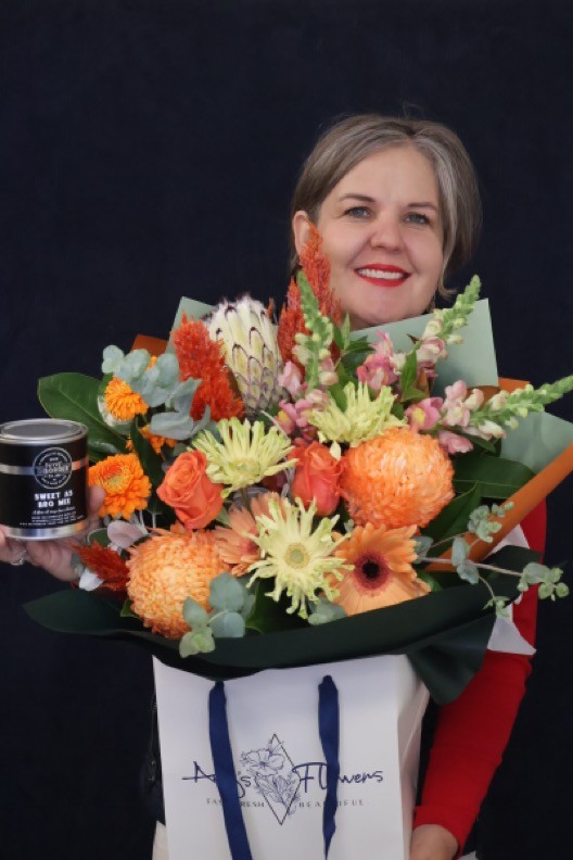 Recent Bouquet | Orange Sorbet, Large order