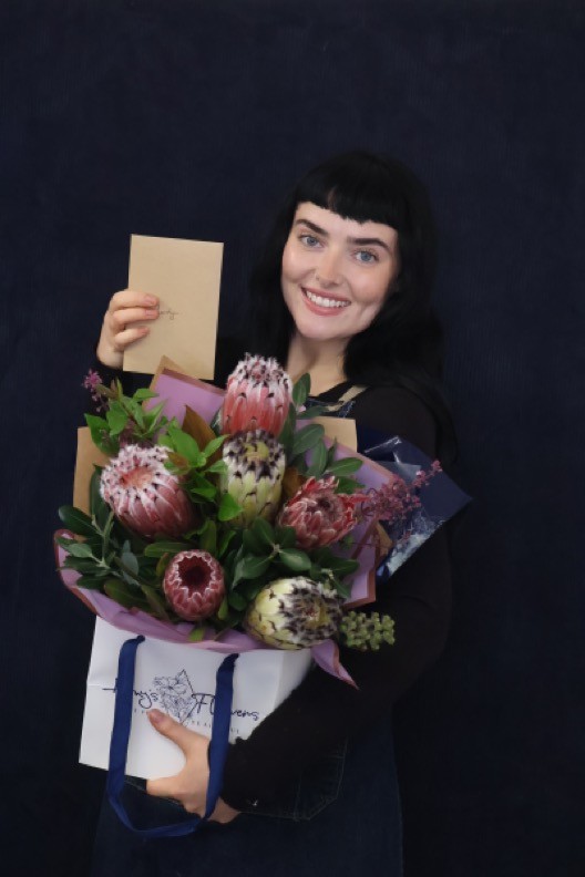 Real Bouquet | Pretty Protea order made by Amy's Flowers