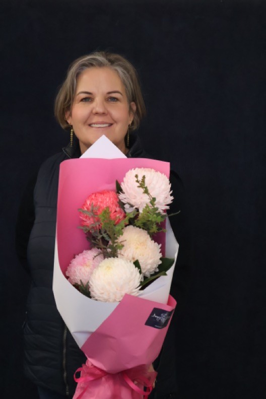 Real Bouquet | You da Pom order made by Amy's Flowers