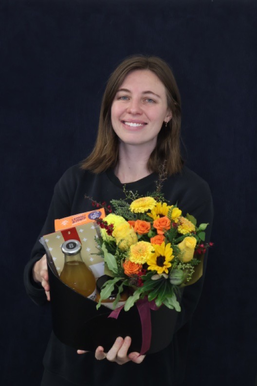 Real Gift Hamper | Blossom & Be Well order made by Amy's Flowers
