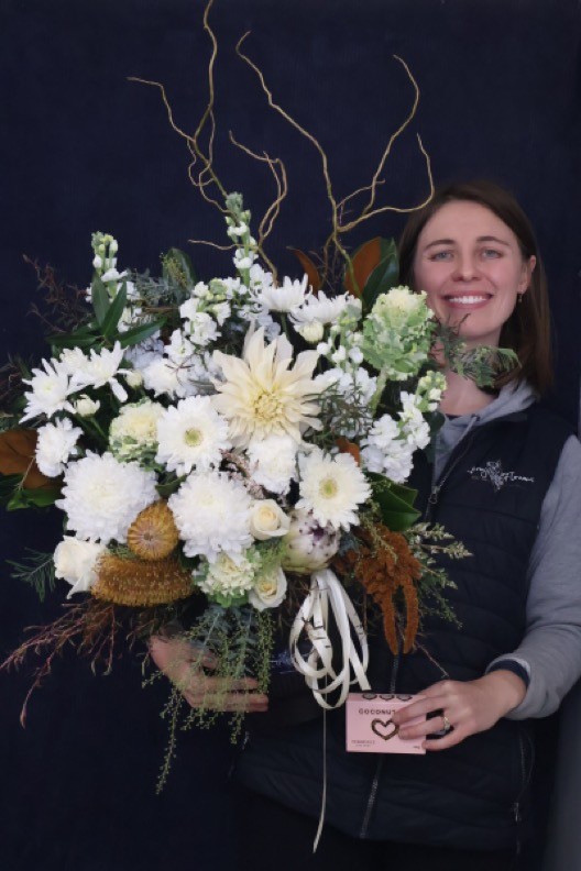 Real Arrangement | Green Garden order made by Amy's Flowers