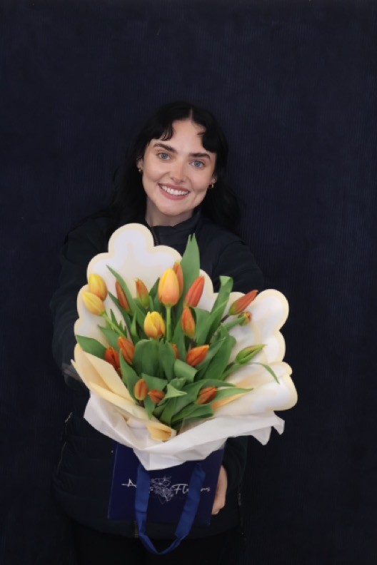 Real Bouquet | Totally Tulips order made by Amy's Flowers