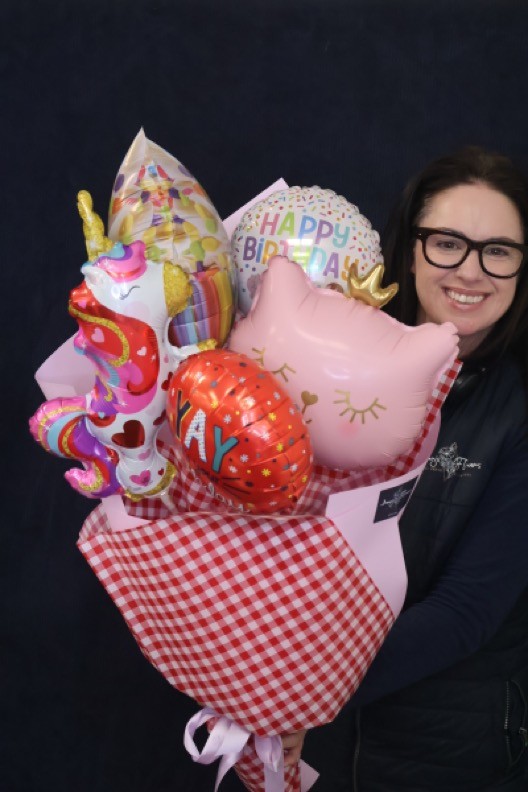 Real Balloon Bouquet | Hip Hip Hooray! order made by Amy's Flowers