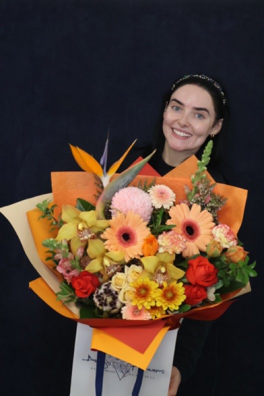 Recent Bouquet | Orange Sorbet, Large order