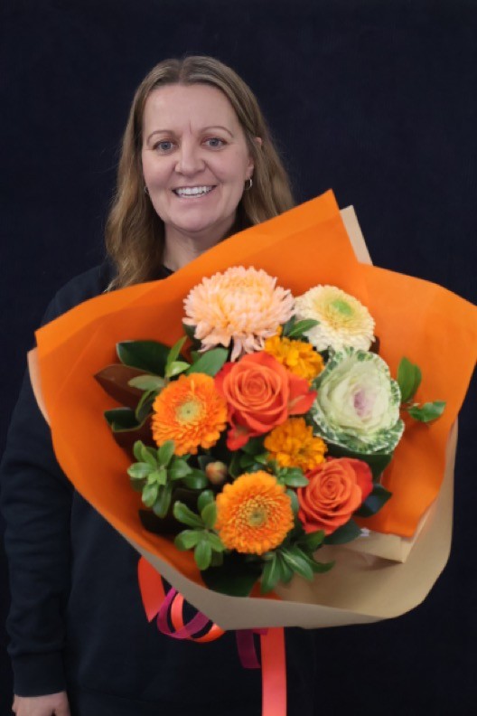 Real Bouquet | Orange Sorbet order made by Amy's Flowers