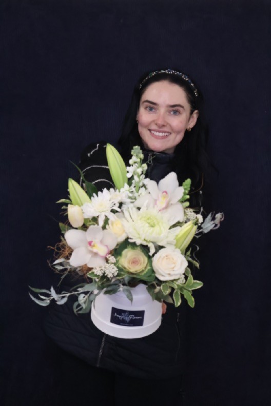 Real Hat Box | Thinking of You order made by Amy's Flowers