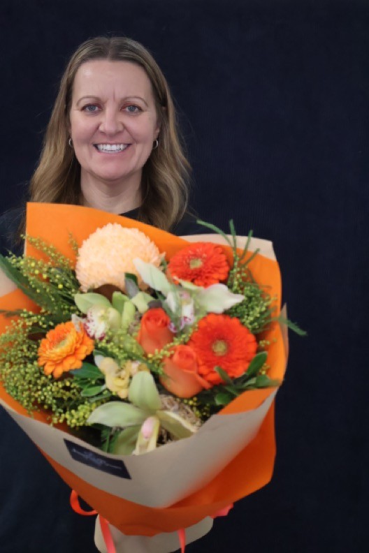 Real Bouquet | Orange Sorbet order made by Amy's Flowers