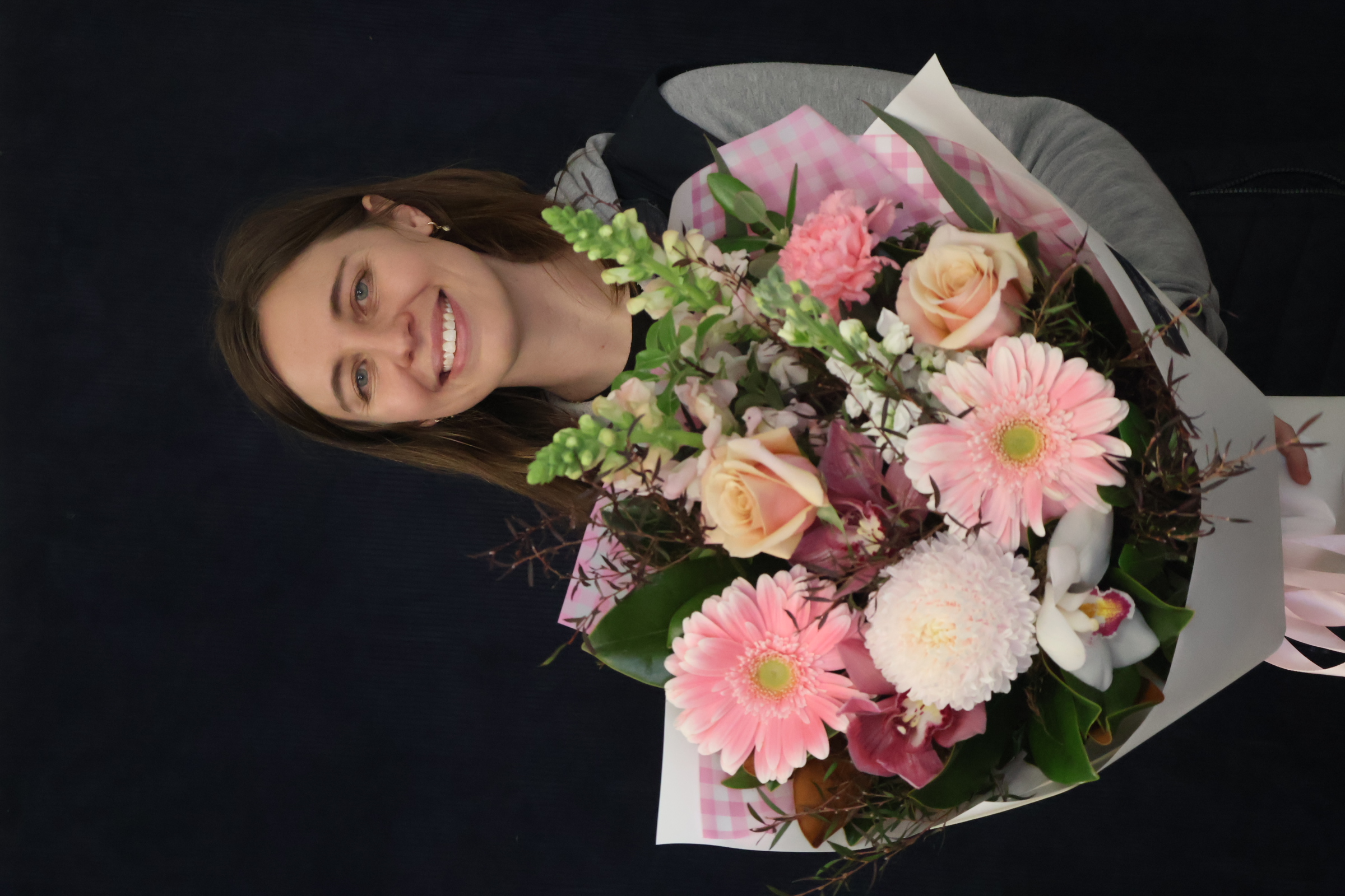 Real Bouquet | Blushcious  Medium order made by Amy's Flowers