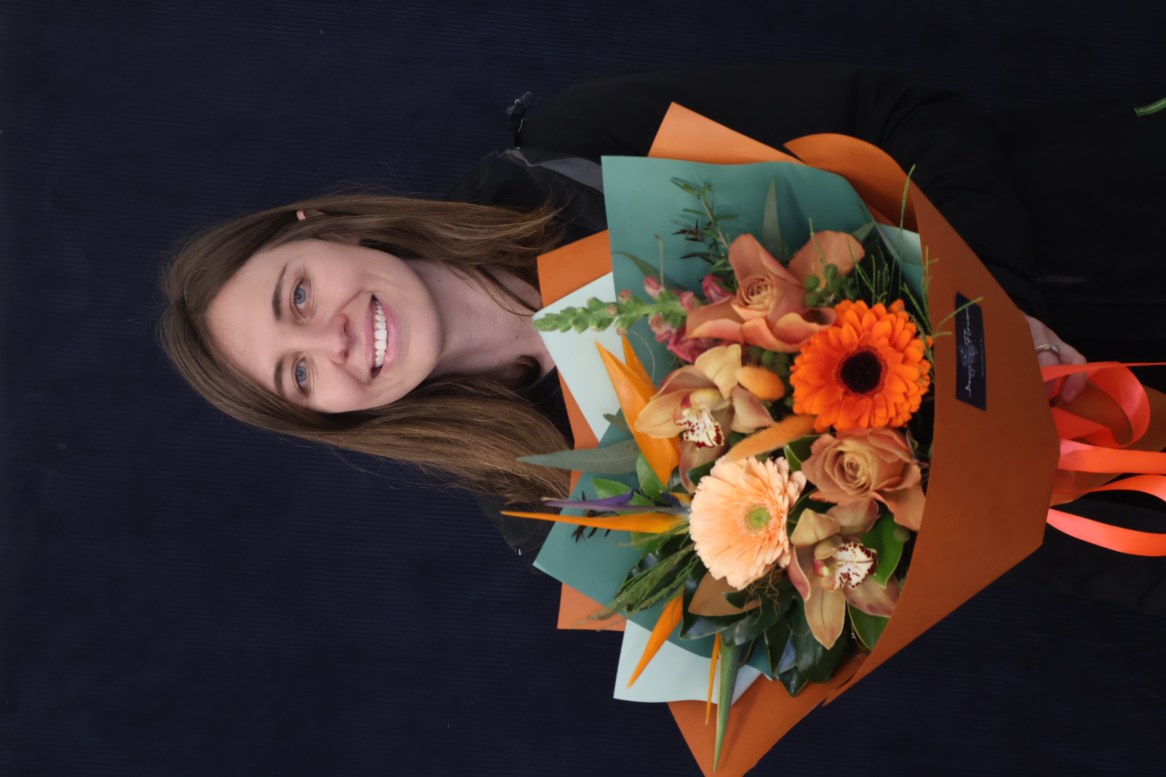 Real Bouquet | Orange Sorbet Small order made by Amy's Flowers