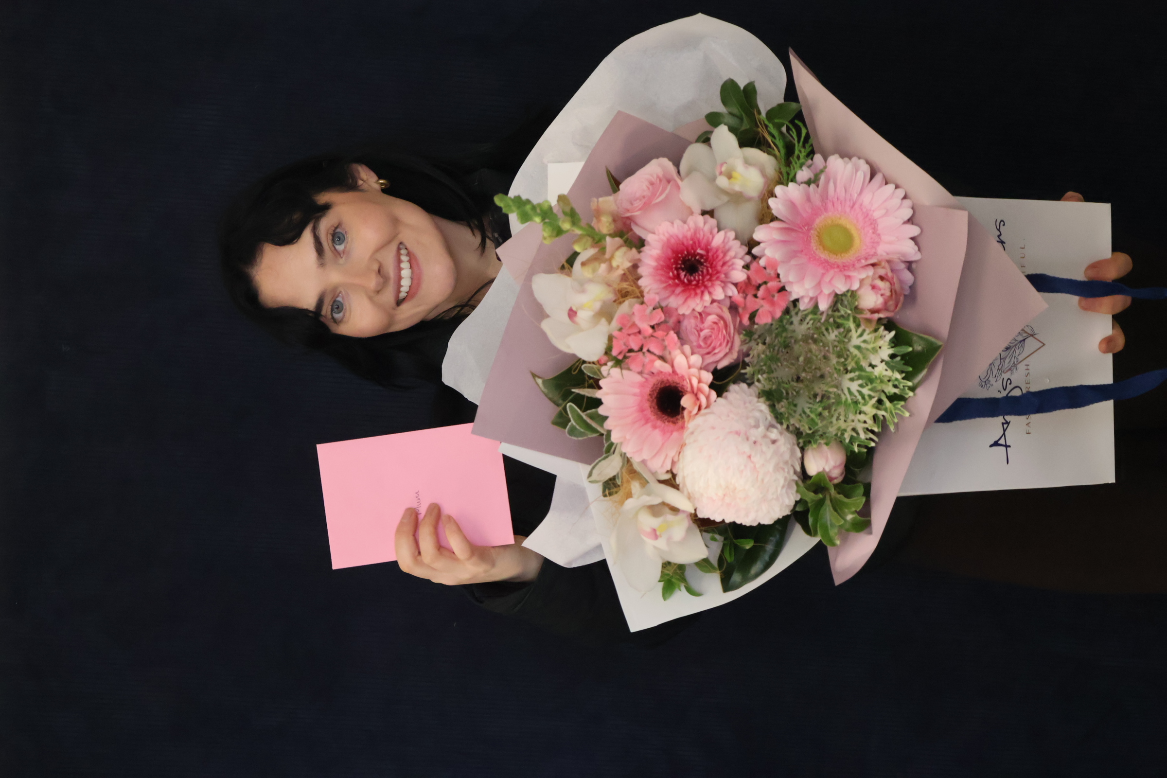 Real Bouquet | Blushcious order made by Amy's Flowers