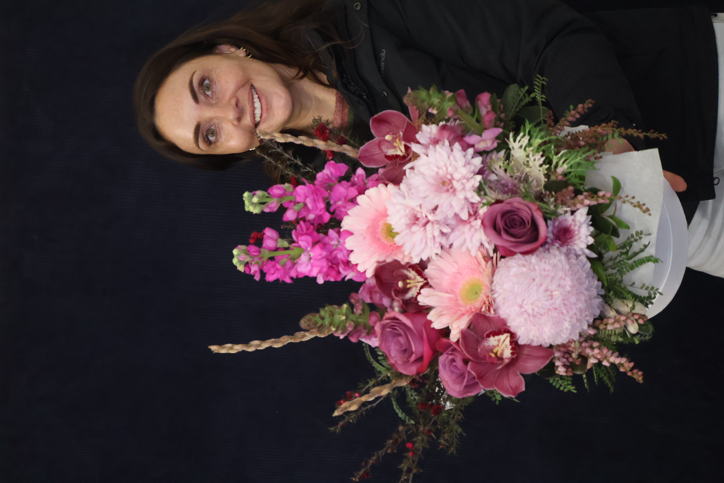 Real Hatbox | Mellow Meadow order made by Amy's Flowers