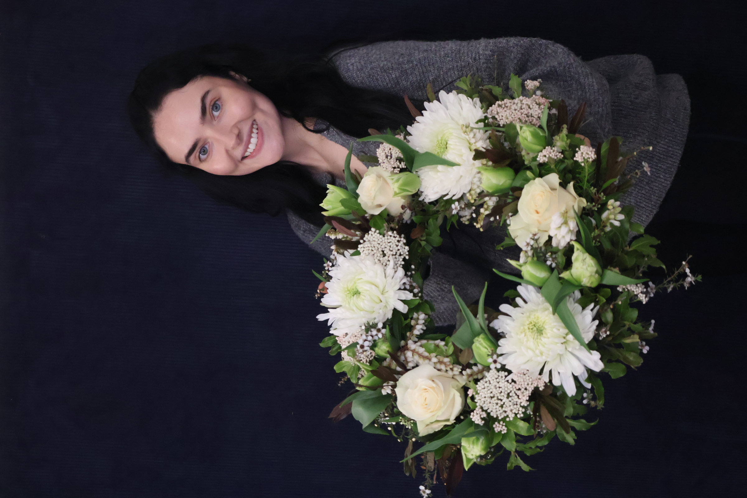 Real Wreath | Wild Garden order made by Amy's Flowers