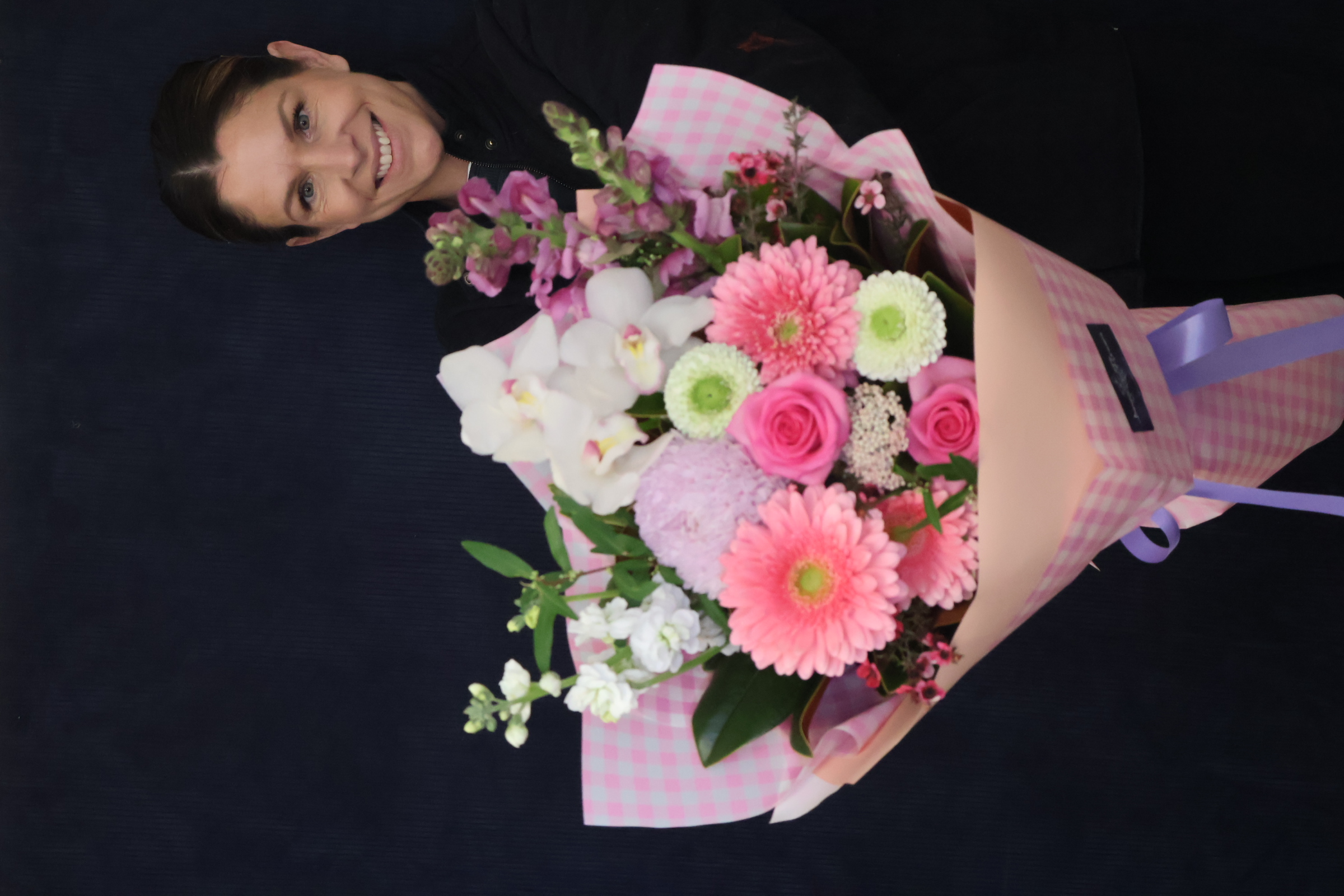 Real Bouquet | Blushcious order made by Amy's Flowers