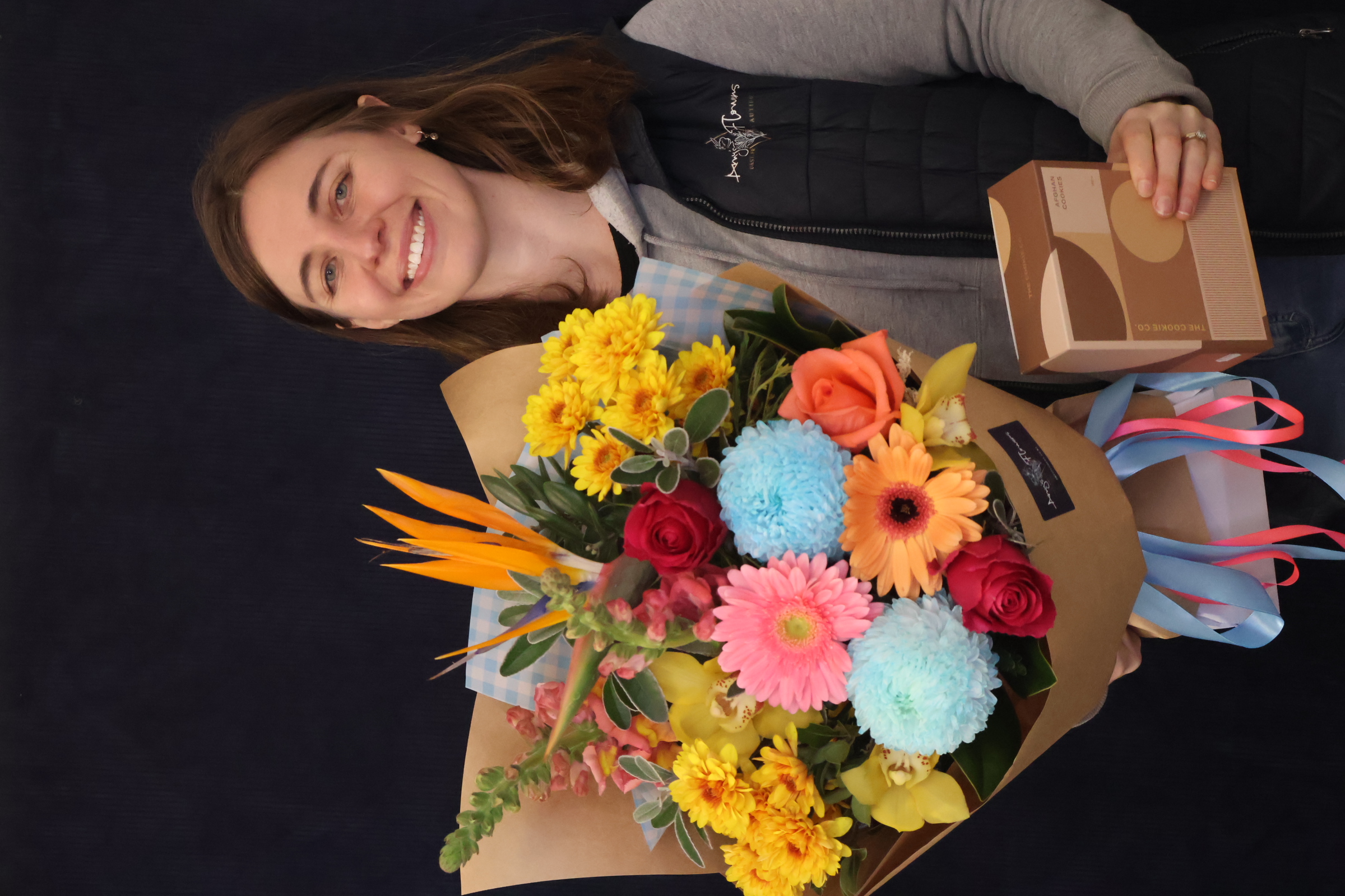 Real Bouquet | Happy Hour order made by Amy's Flowers