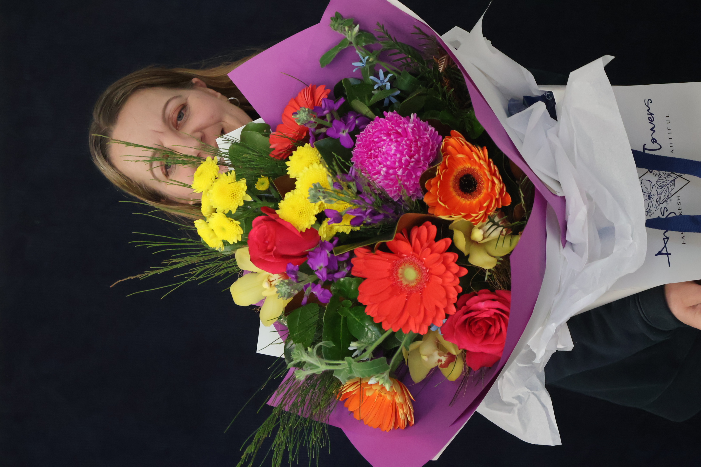 Real Bouquet | Happy Hour order made by Amy's Flowers