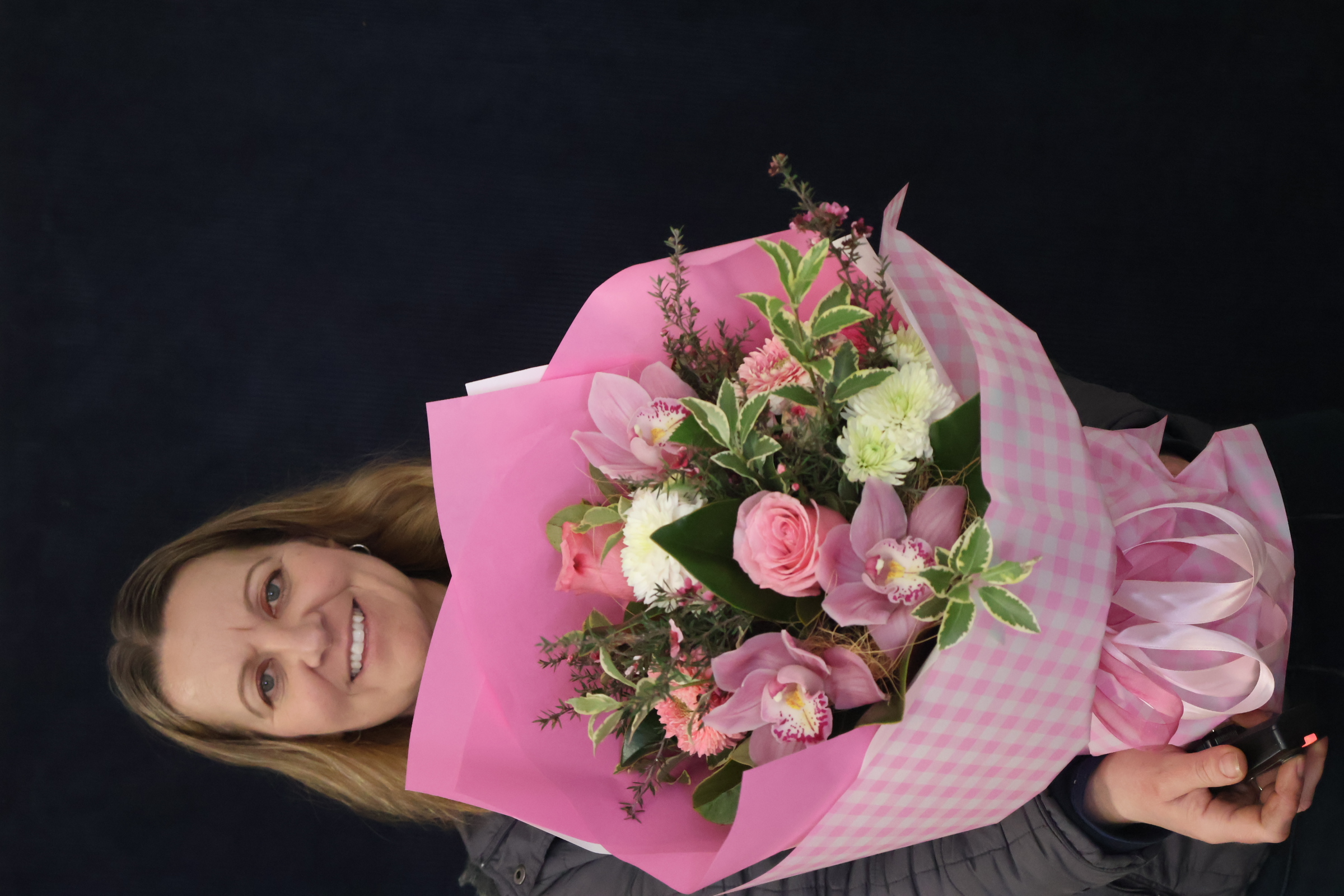 Real Bouquet | Blushcious order made by Amy's Flowers