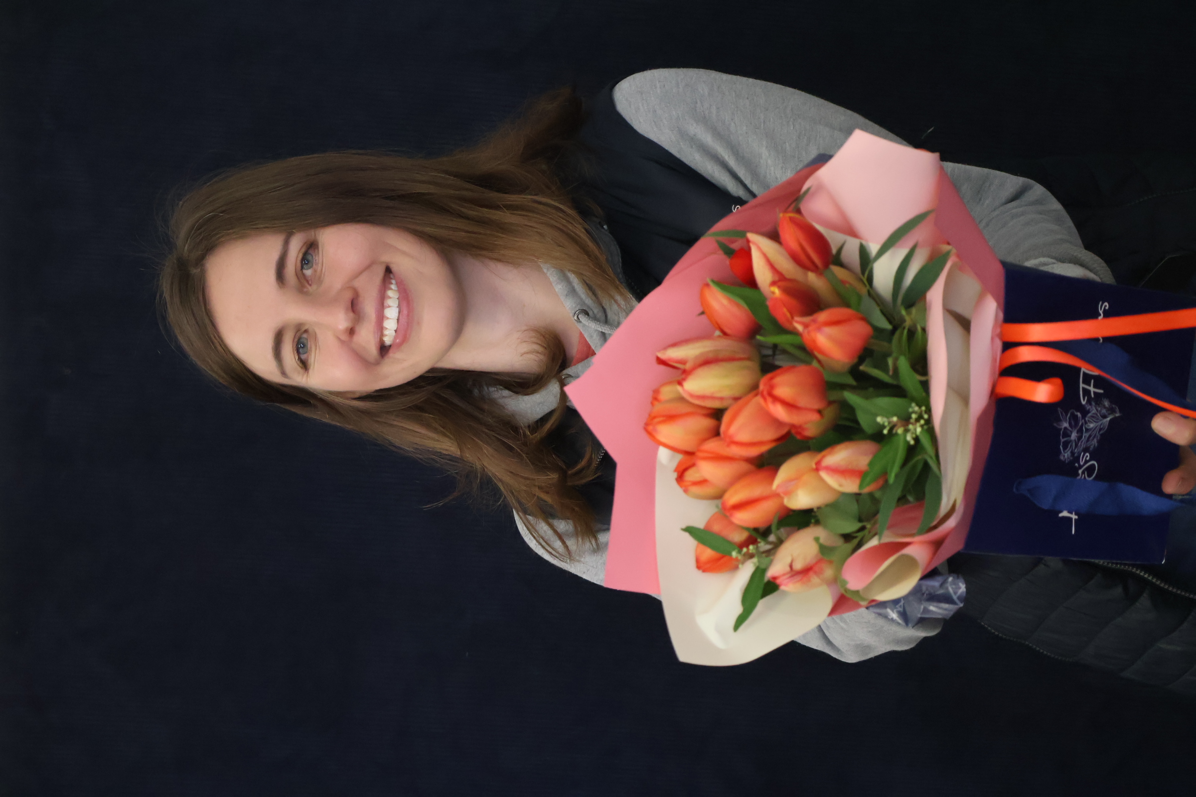 Real Bouquet | Totally Tulips order made by Amy's Flowers