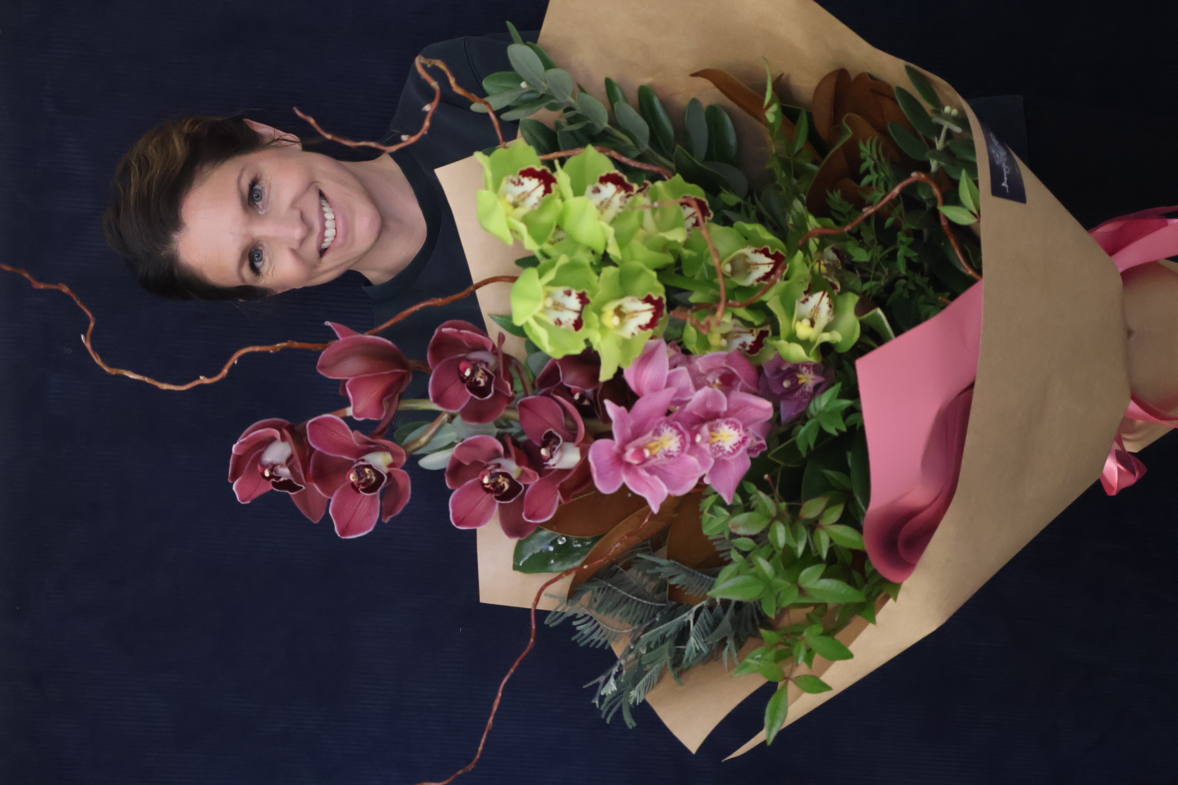 Real Bouquet | Classy Cymbidium order made by Amy's Flowers