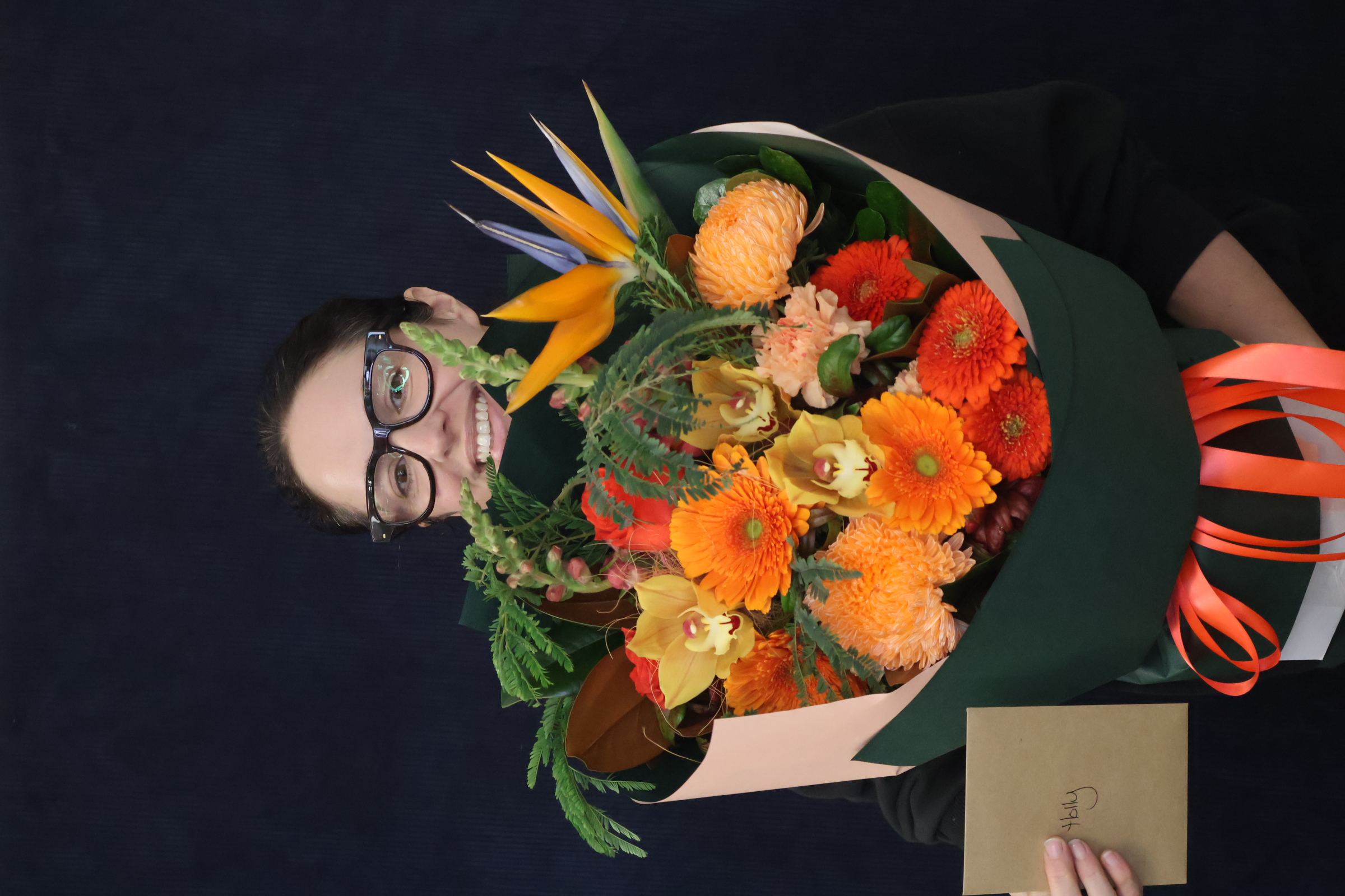 Recent Bouquet | Orange Sorbet, Large order