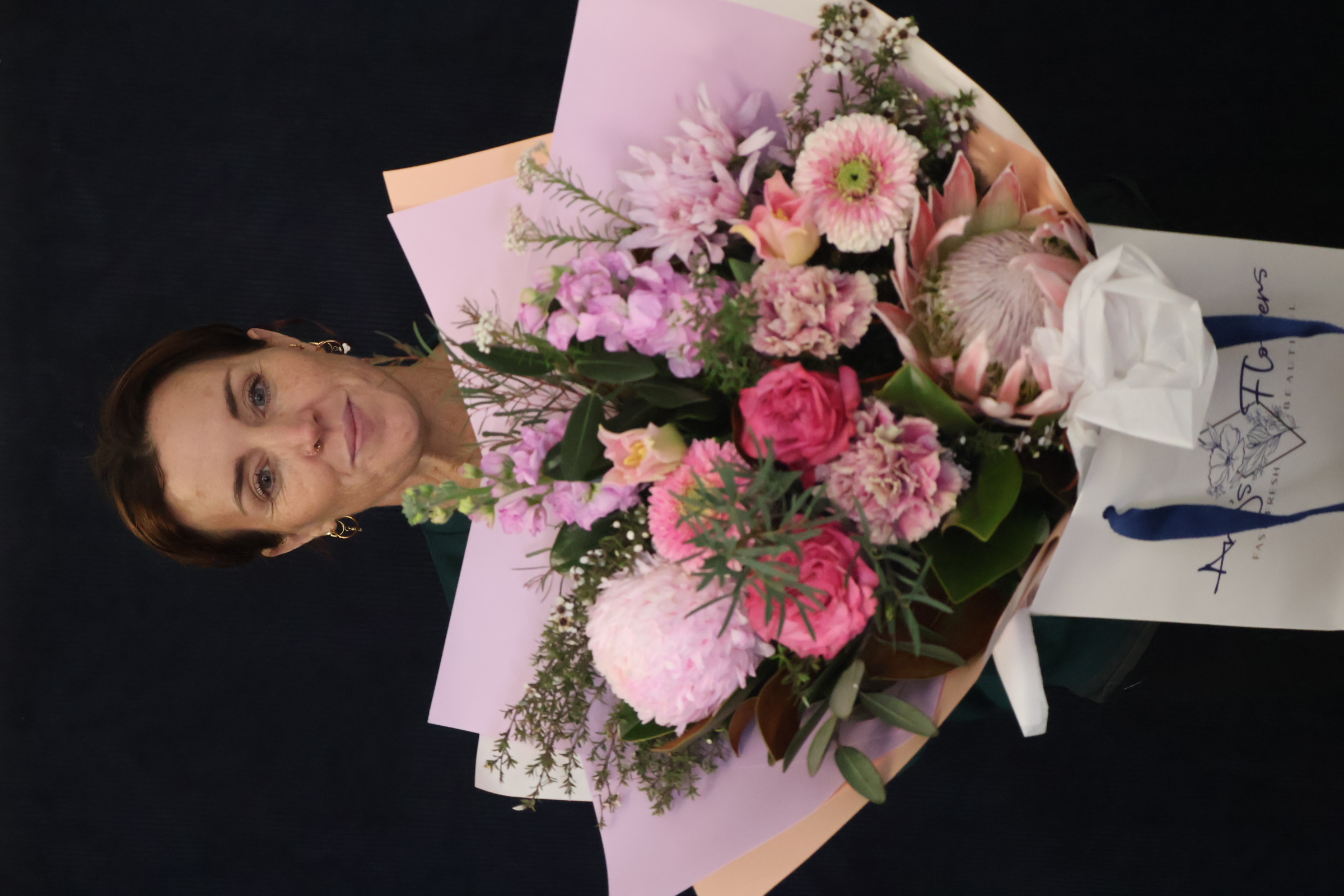Real Bouquet | Blushcious order made by Amy's Flowers