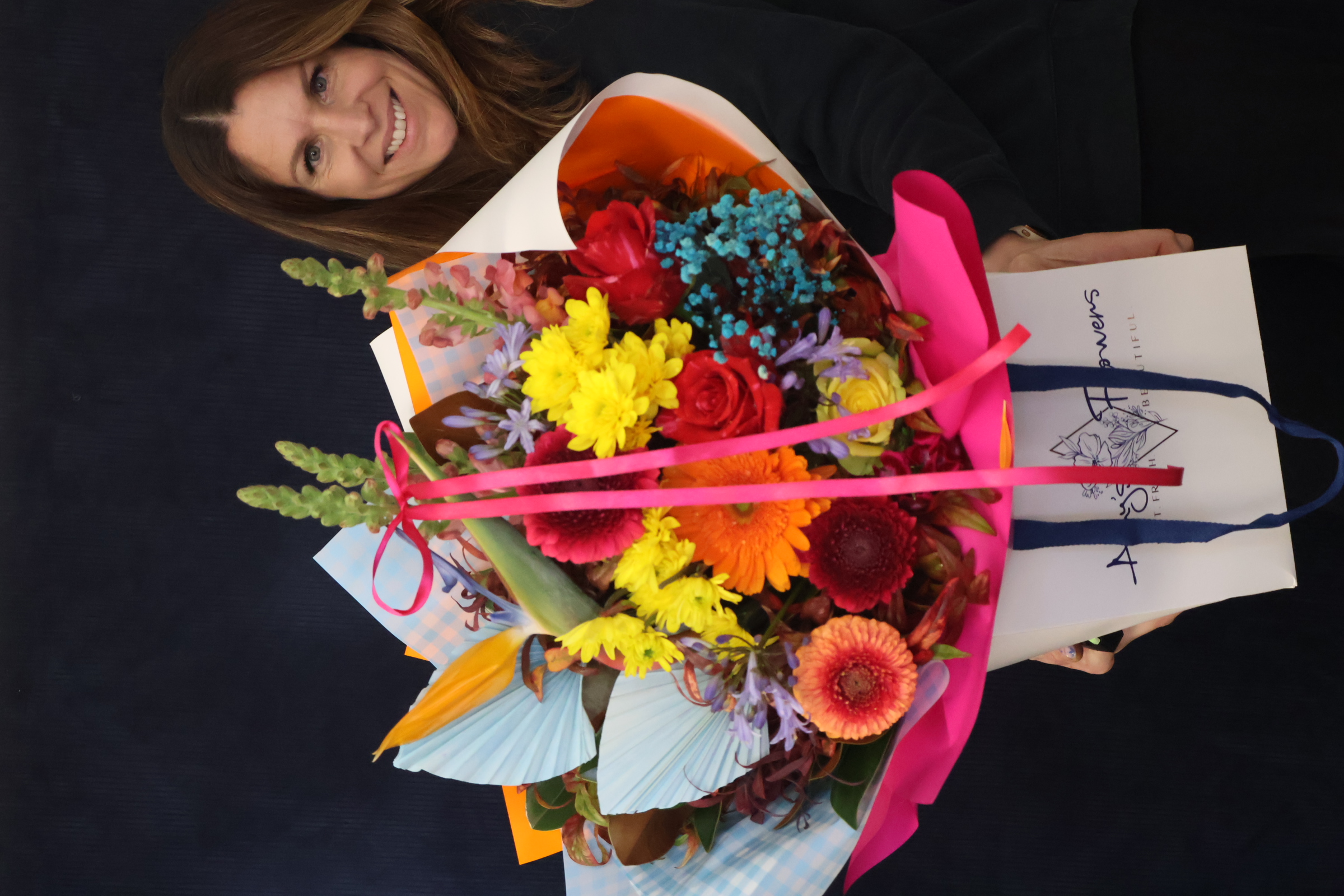 Real Bouquet | Happy Hour order made by Amy's Flowers