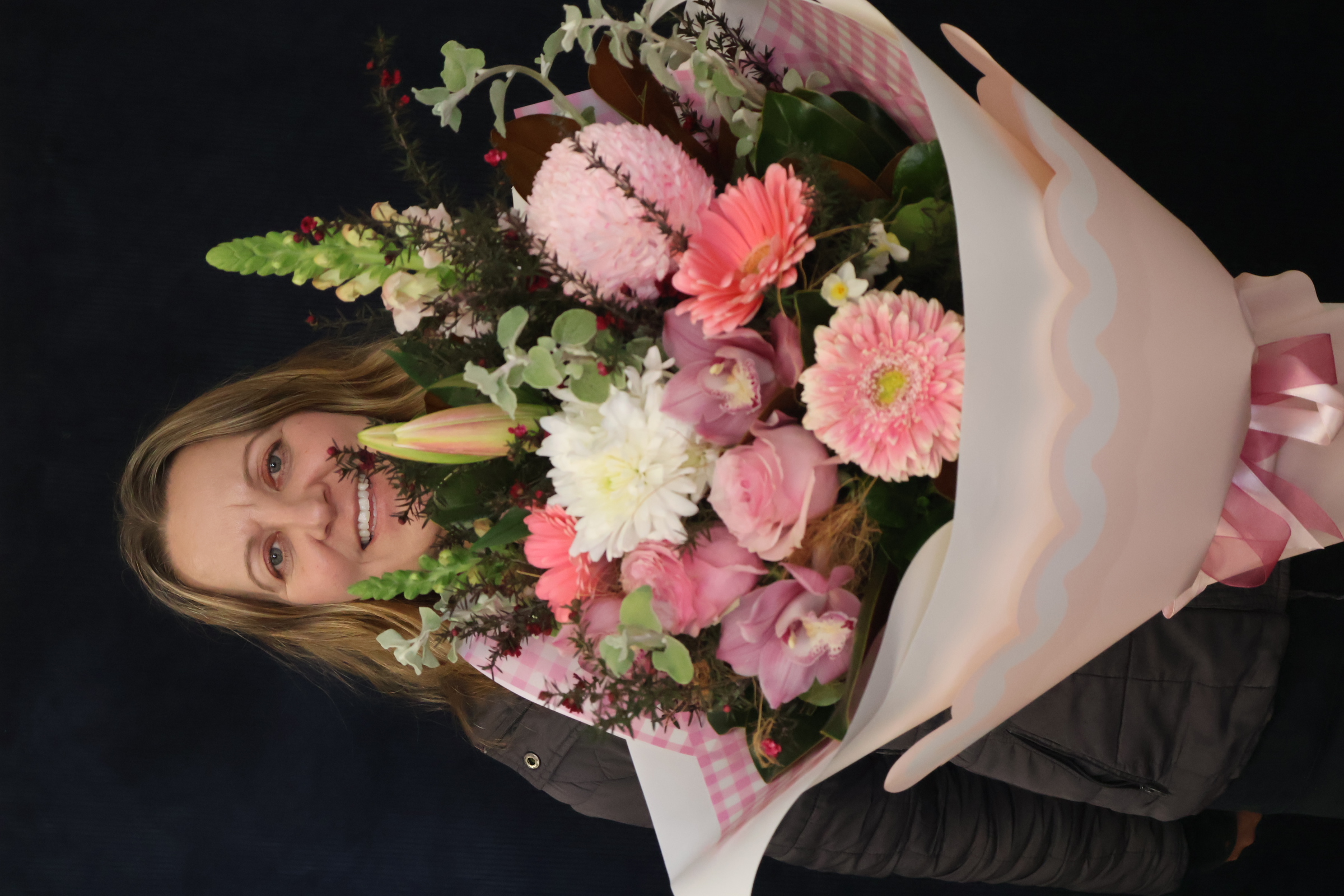 Real Bouquet | Blushcious order made by Amy's Flowers