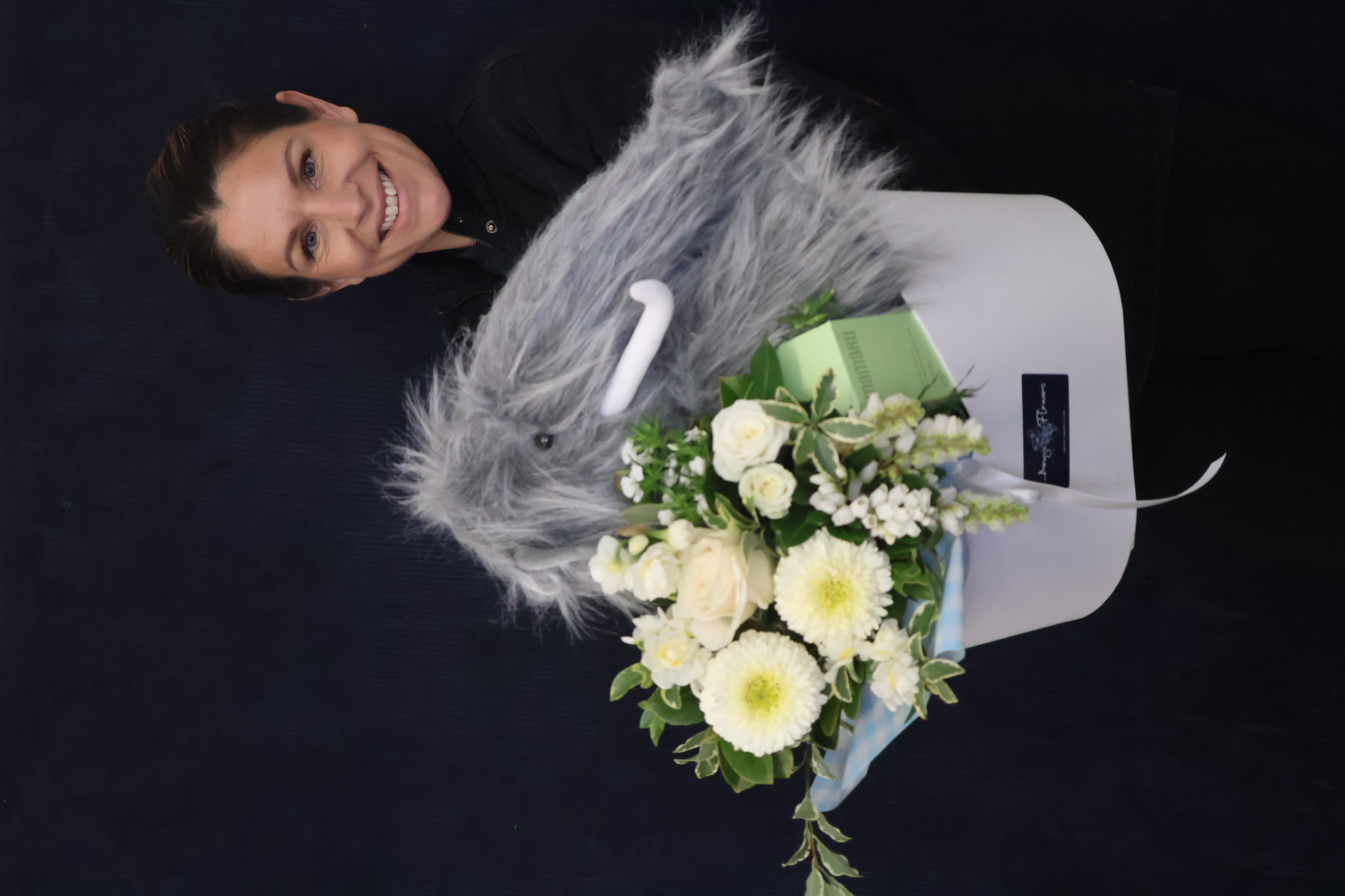Real Baby Hamper Floral | Mammoth Adventure order made by Amy's Flowers