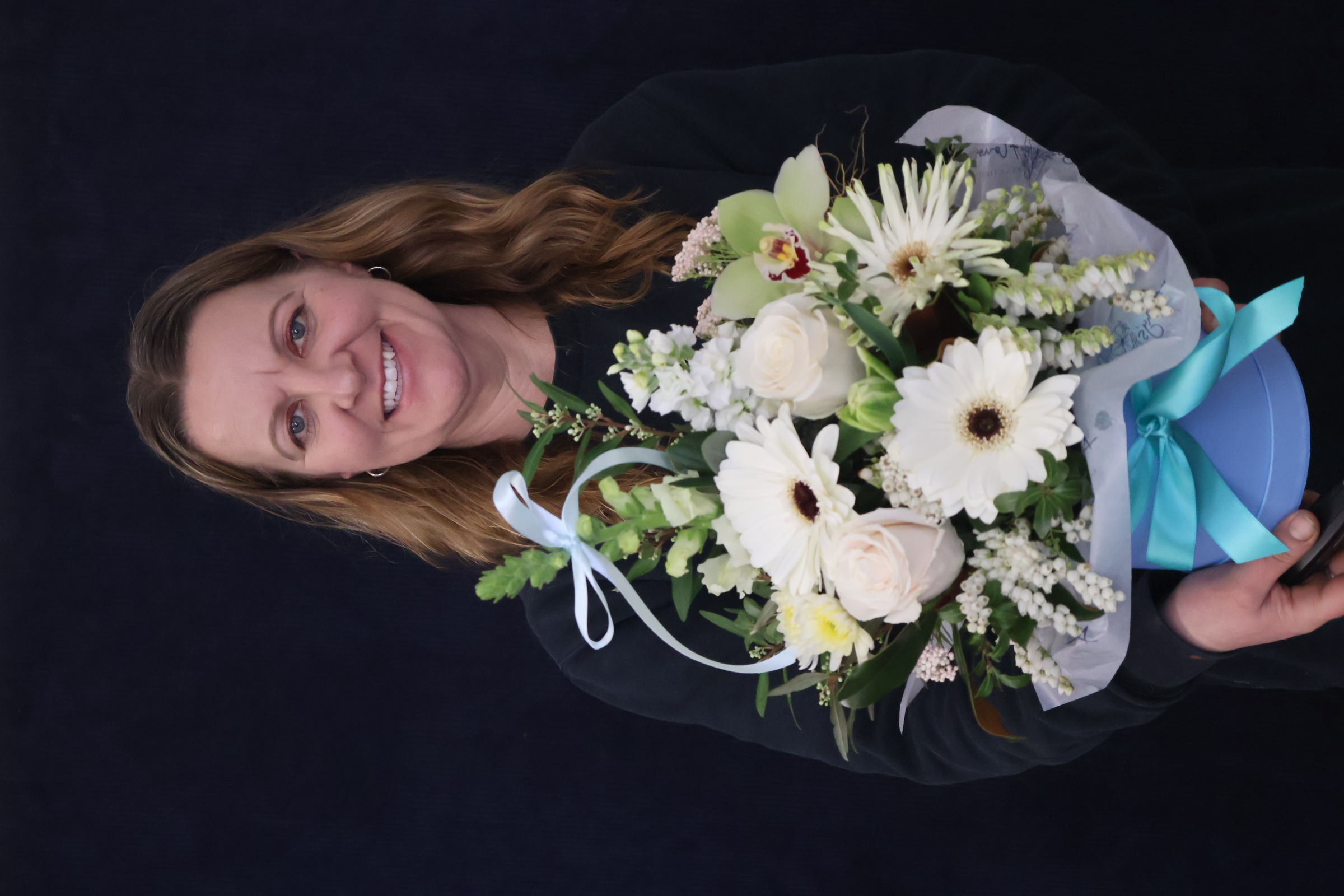 Real Hat Box | Thinking of You order made by Amy's Flowers