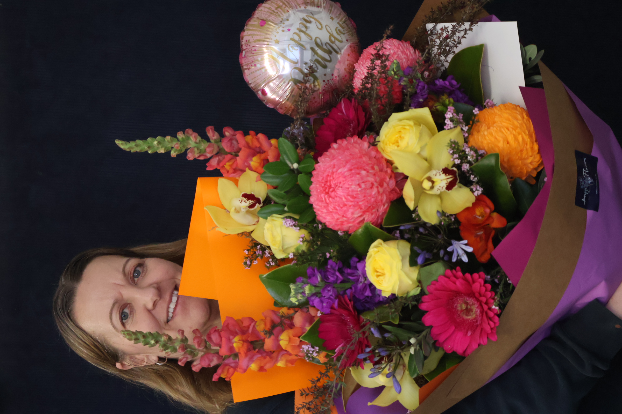 Real Bouquet | Happy Hour order made by Amy's Flowers
