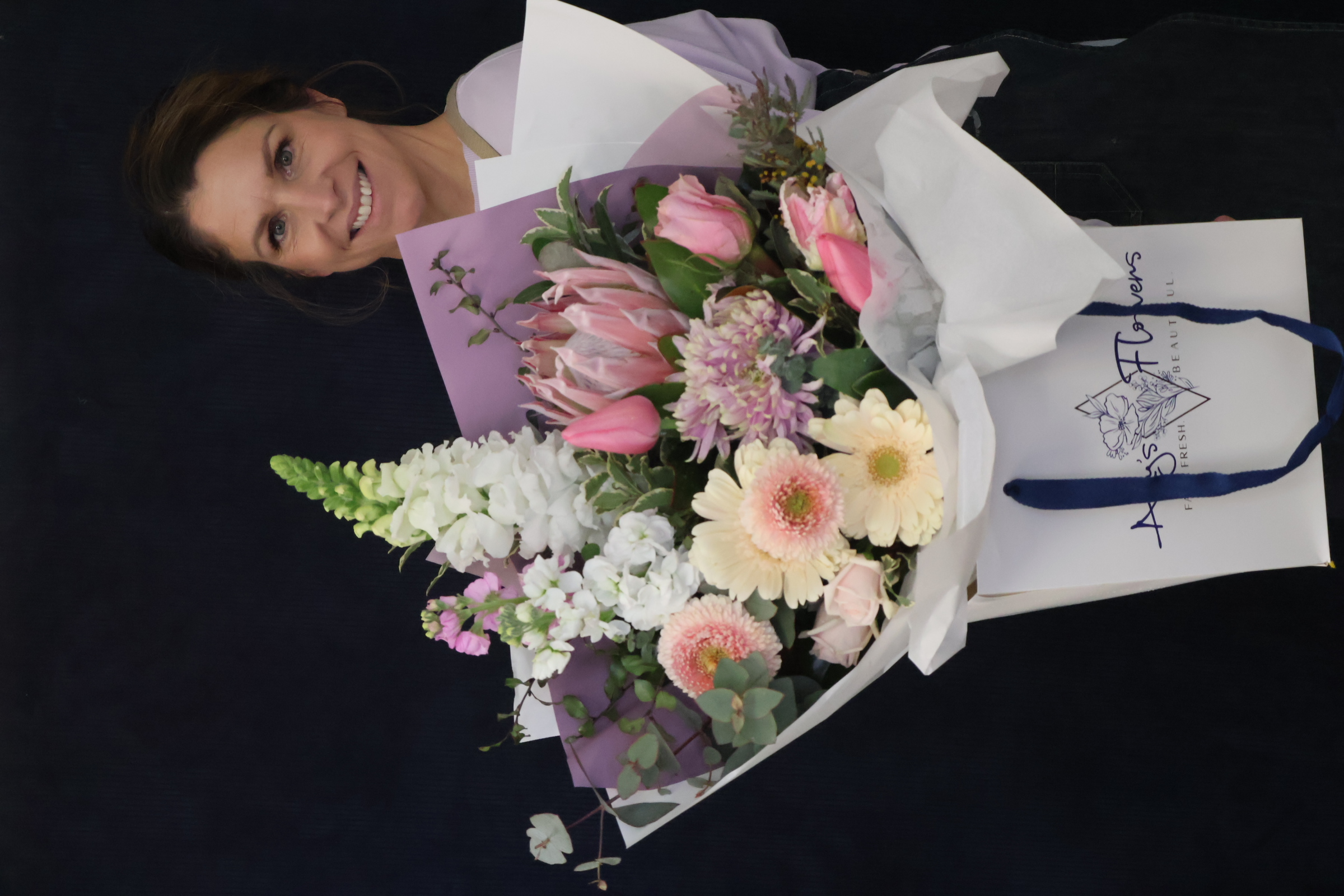 Real Bouquet | Blushcious order made by Amy's Flowers