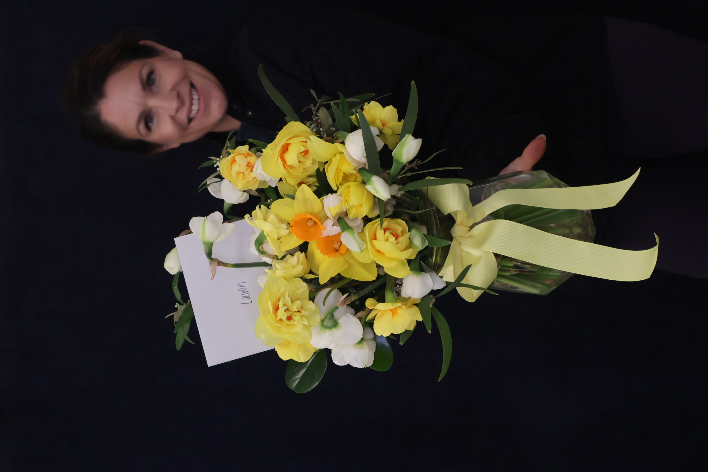 Recent Bouquet | Darling Daffodil, FREE VASE order