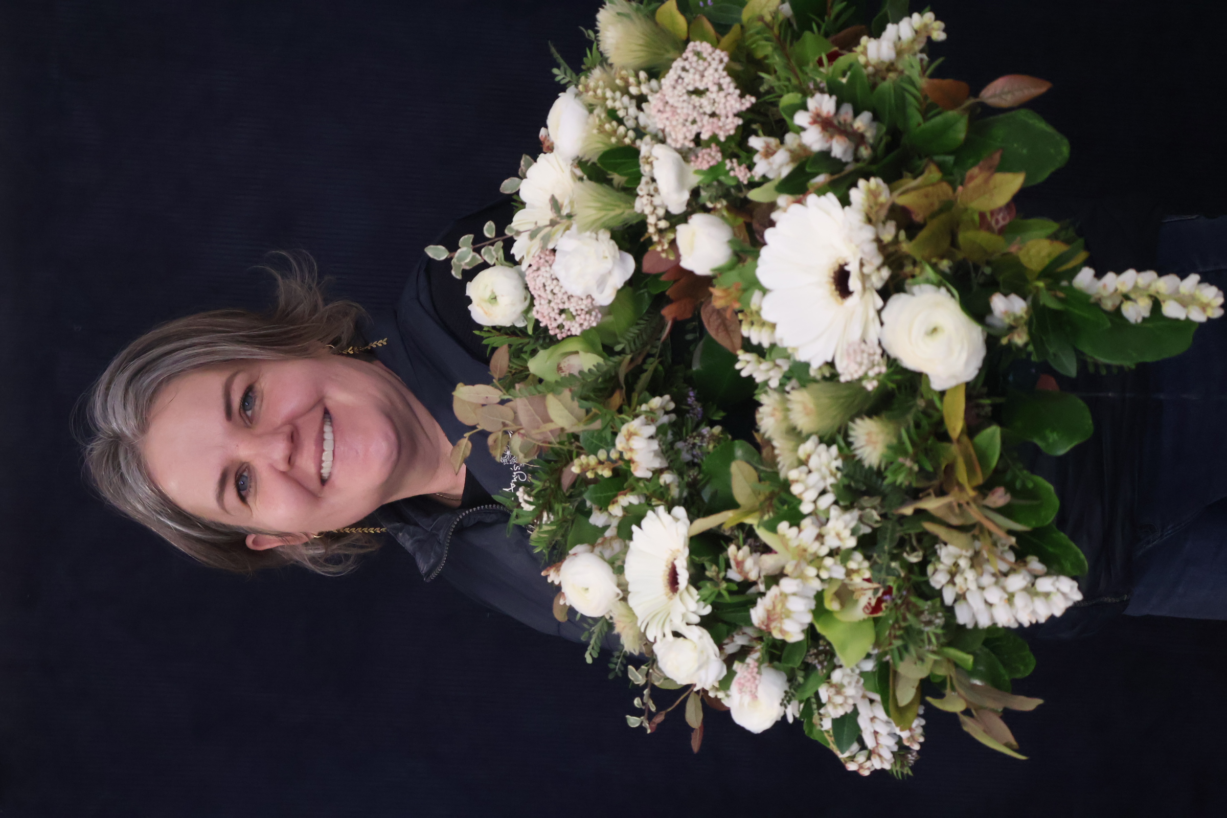 Real Wreath | Vanilla Blossom order made by Amy's Flowers