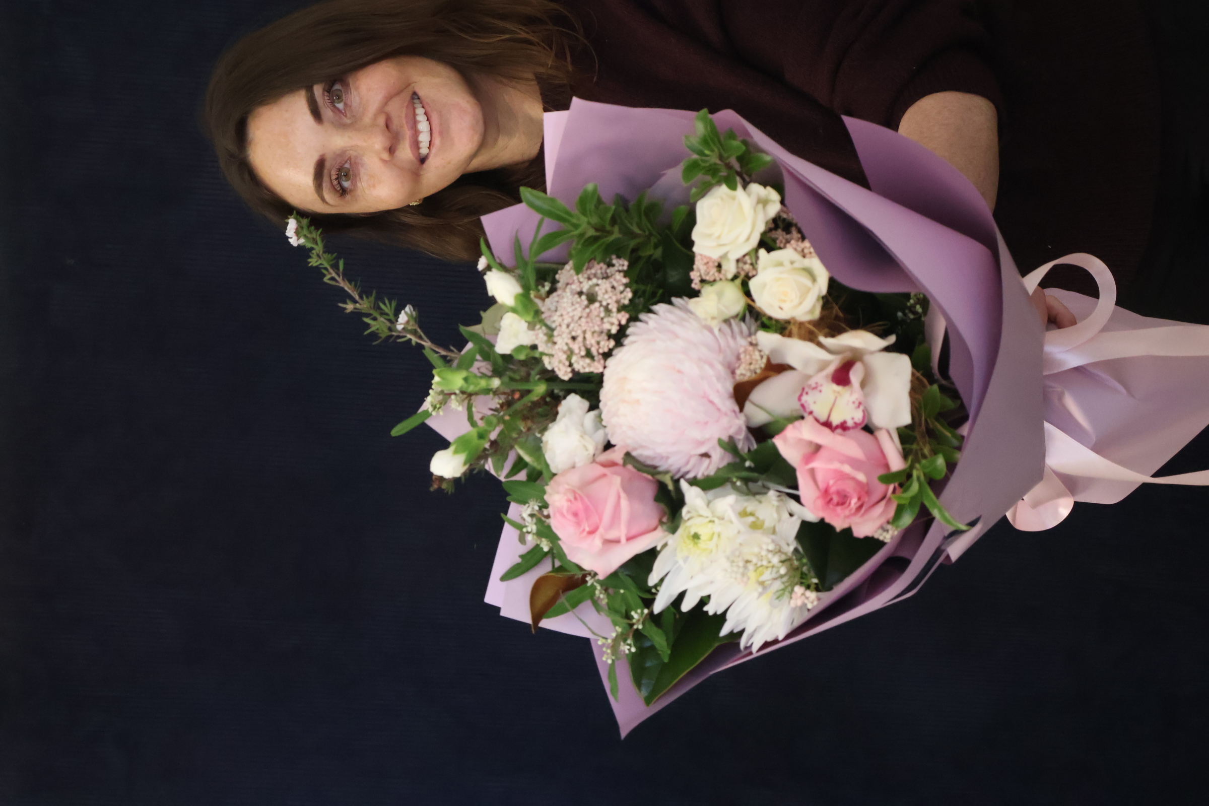 Real Bouquet | Blushcious order made by Amy's Flowers