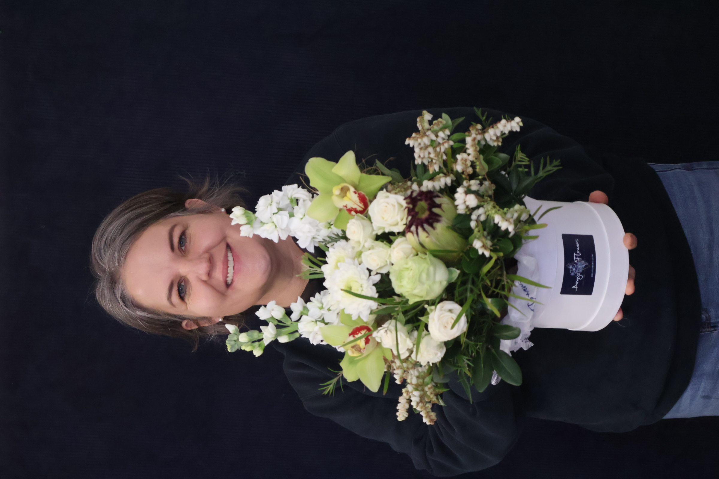 Real Hat Box | Thinking of You - Small order made by Amy's Flowers