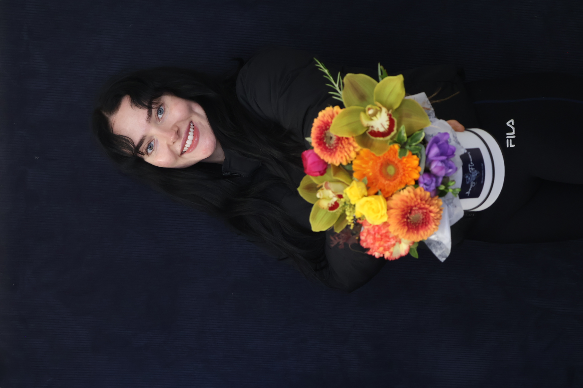 Real Hat Box | Cutie Pie order made by Amy's Flowers
