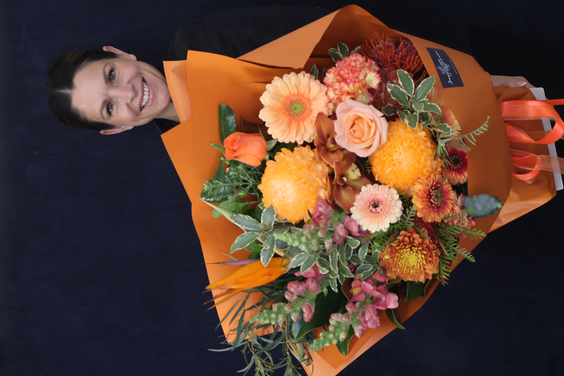 Recent Bouquet | Orange Sorbet, Large order