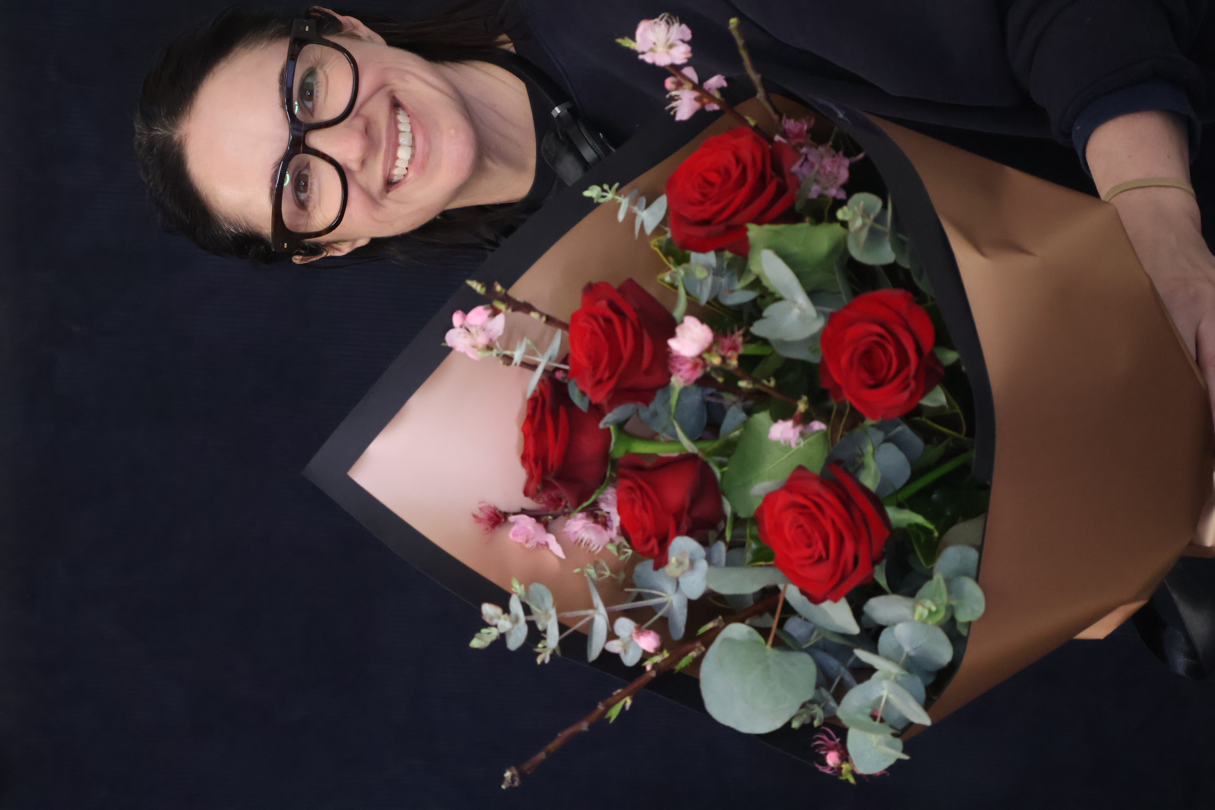Real Bouquet | Red Rose order made by Amy's Flowers