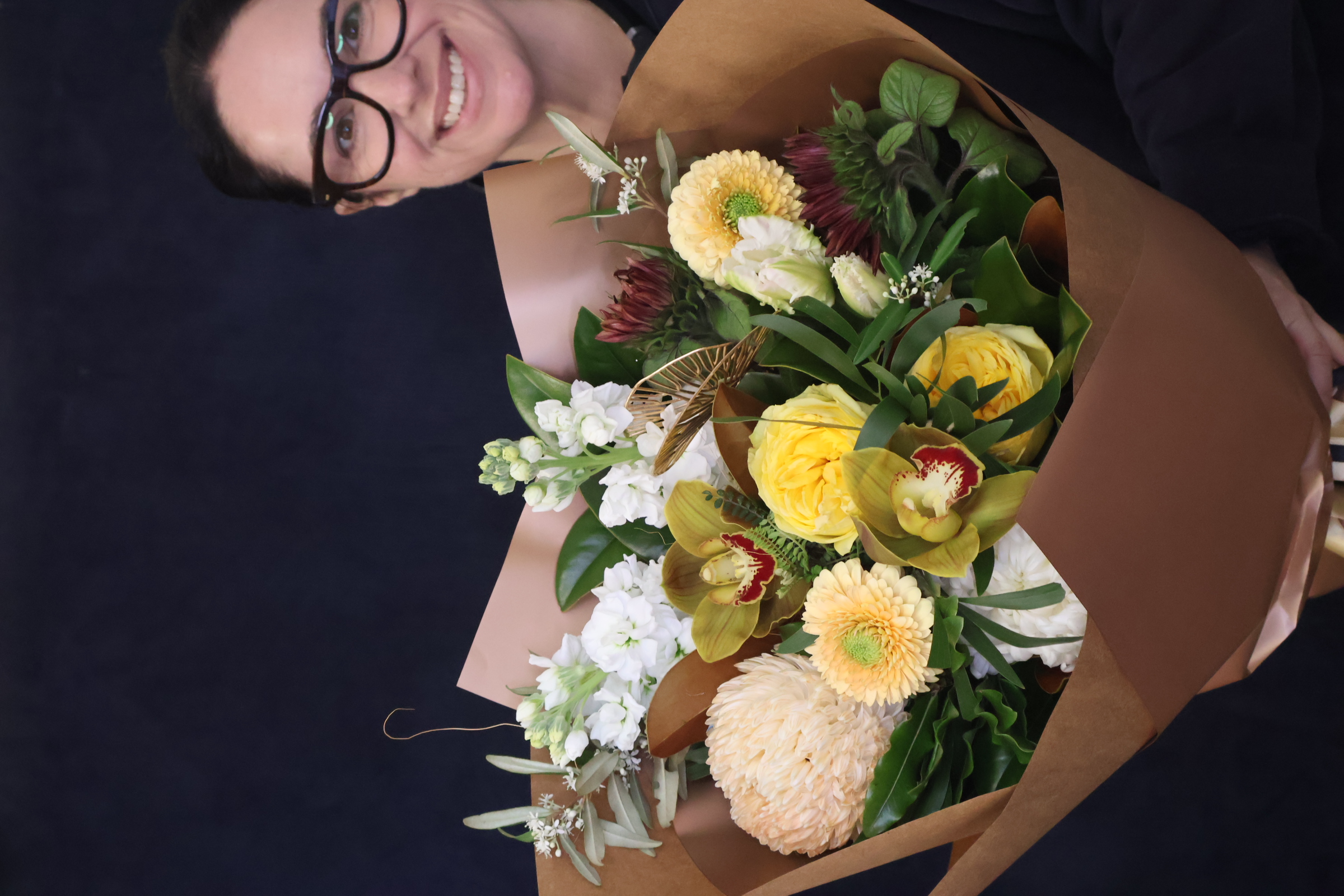 Real Bouquet | Espresso Yourself order made by Amy's Flowers