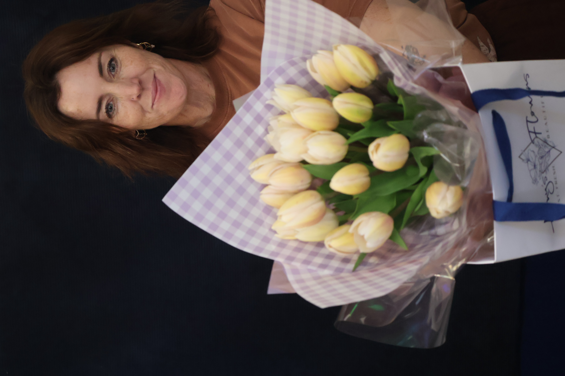 Real Bouquet | Totally Tulips order made by Amy's Flowers