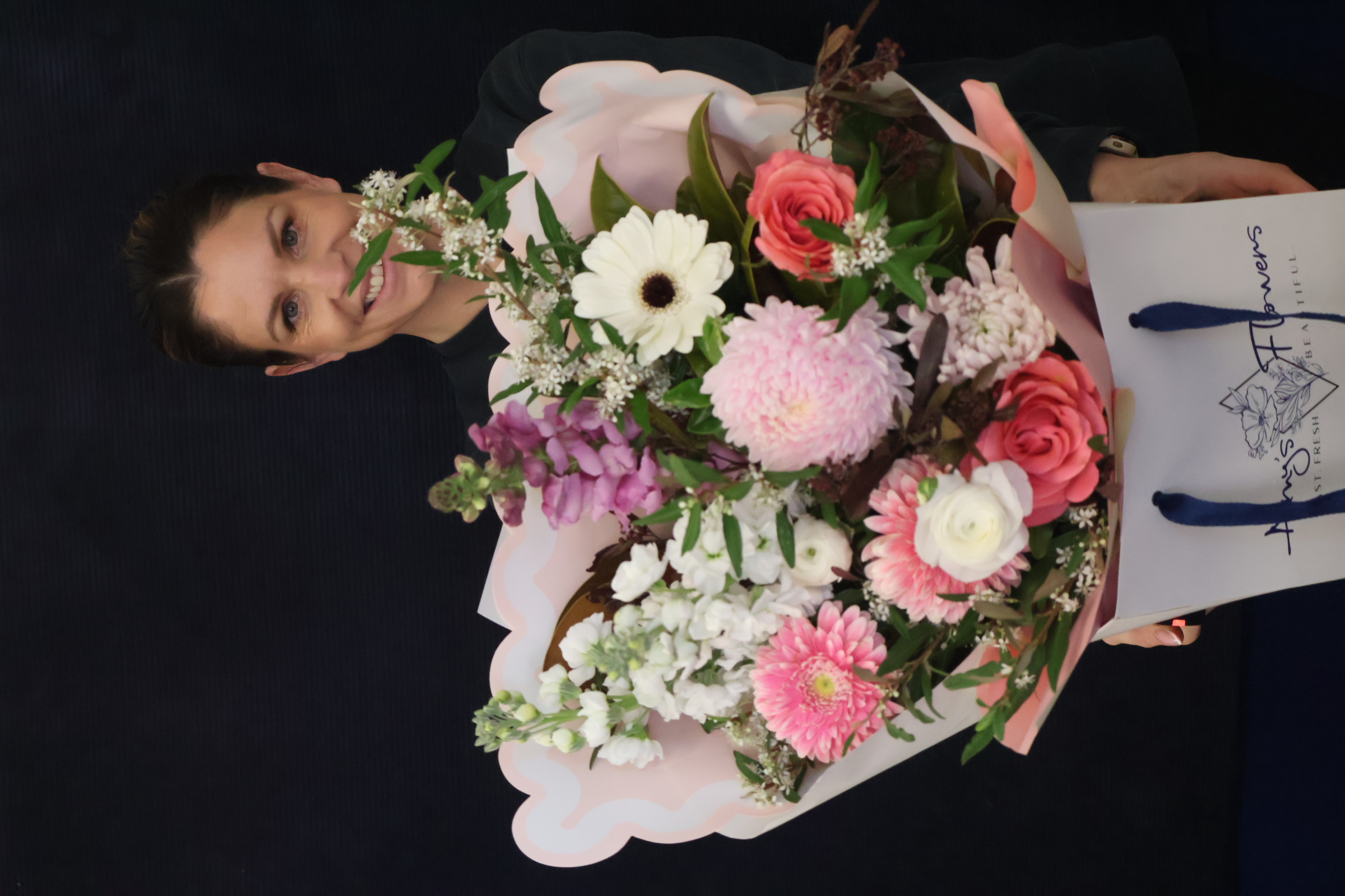 Real Bouquet | Blushcious order made by Amy's Flowers