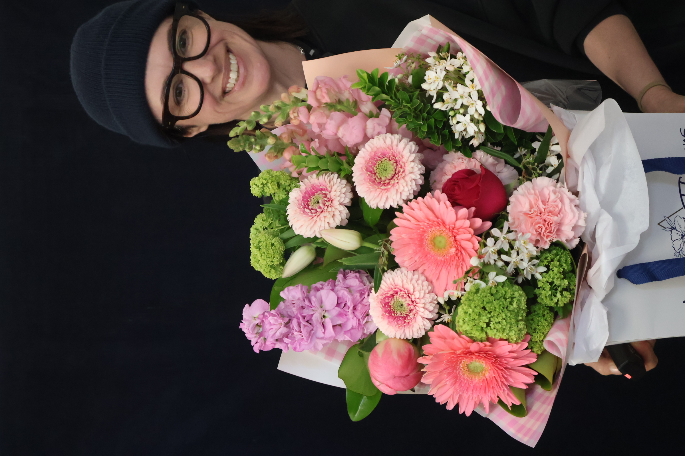 Real Bouquet | Blushcious order made by Amy's Flowers