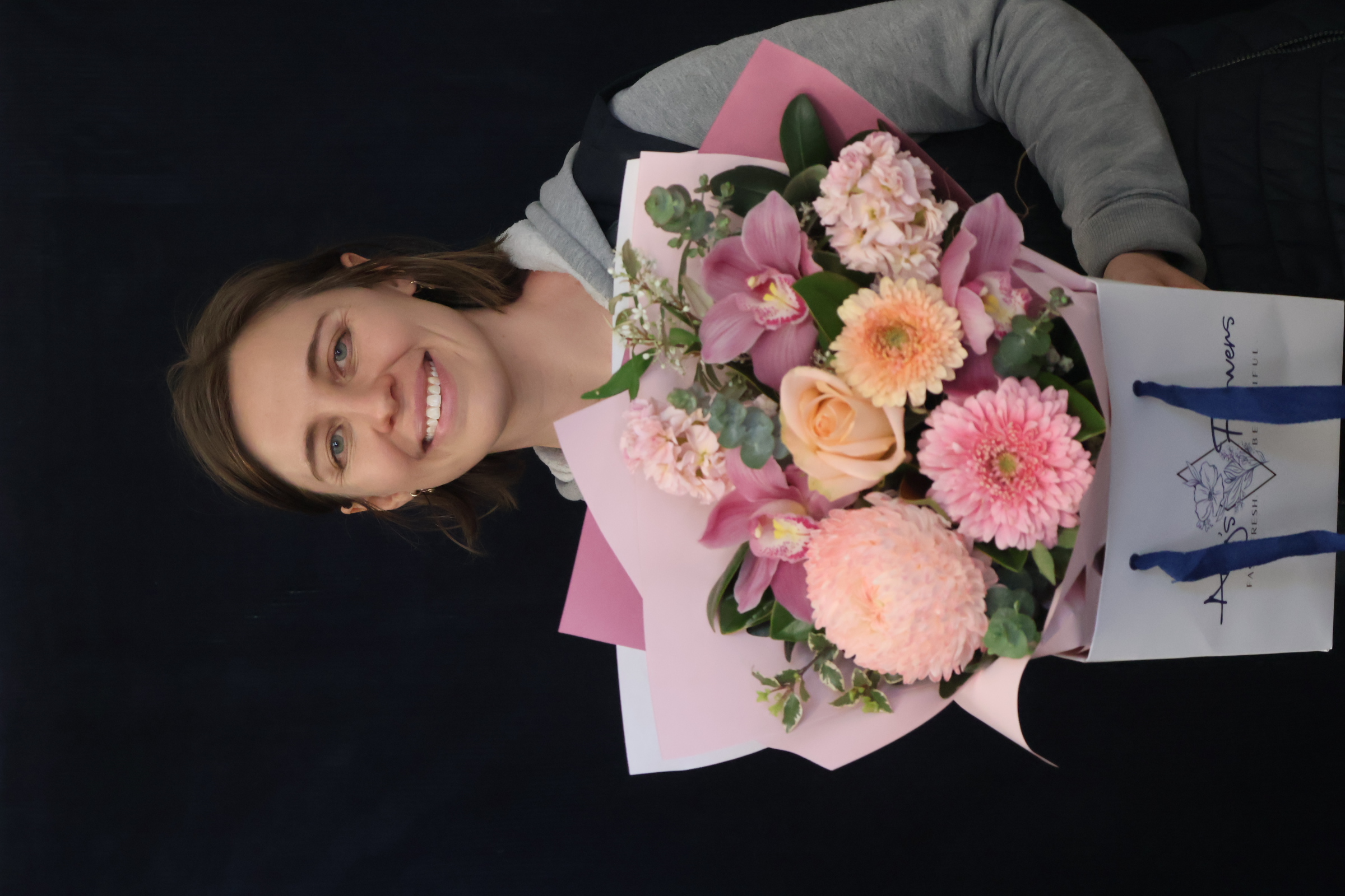 Real Bouquet | Blushcious order made by Amy's Flowers