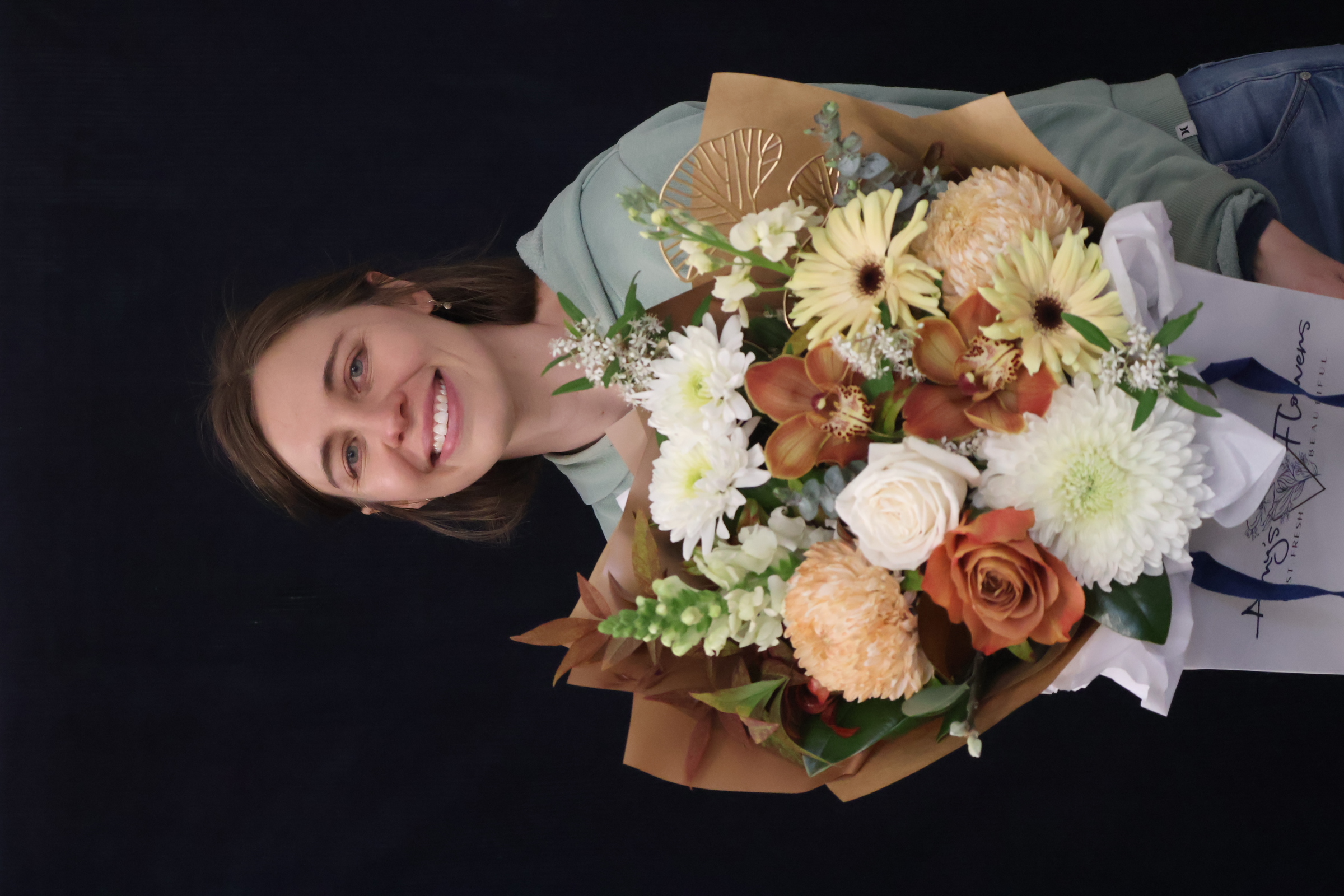 Real Bouquet | Espresso Yourself order made by Amy's Flowers