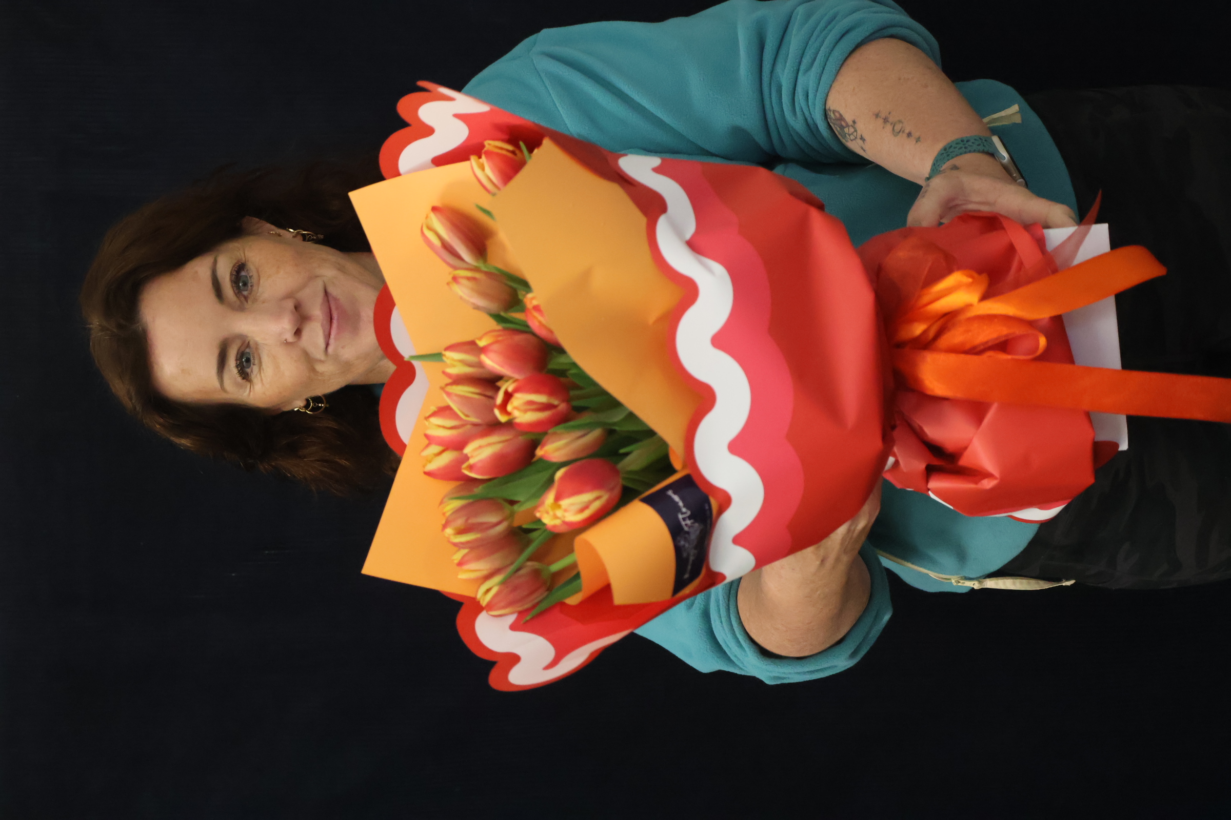Real Bouquet | Totally Tulips order made by Amy's Flowers